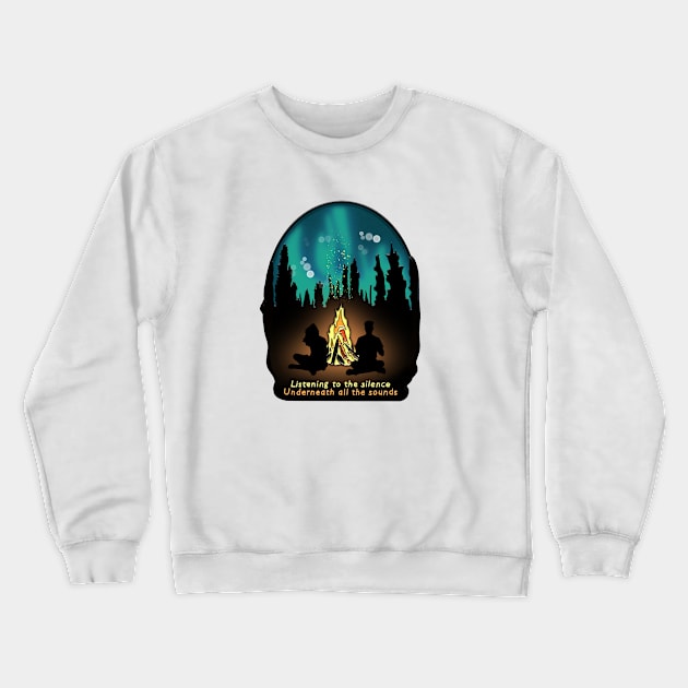 Listening to Silence Crewneck Sweatshirt by Nerdpins